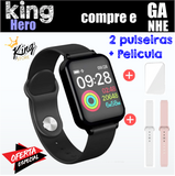 SMARTWATCH KING HERO  + 2 BRINDES GRÁTIS!